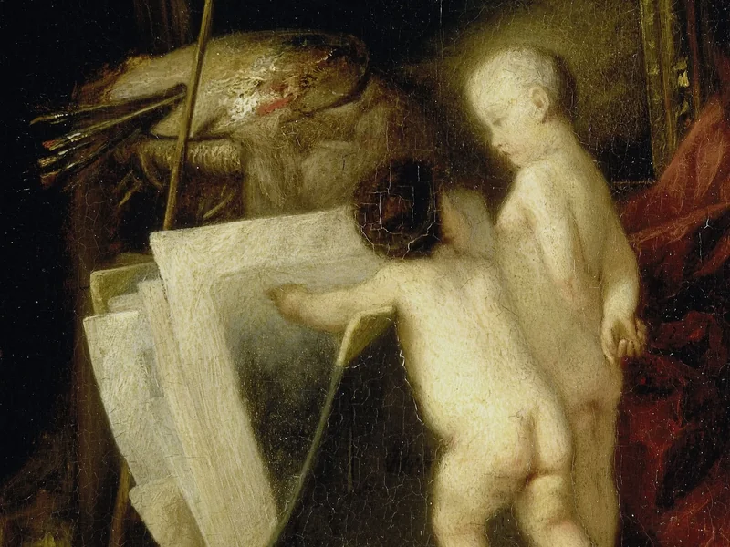1823-Hippolyte Michaud - I piccoli amanti dell'arte